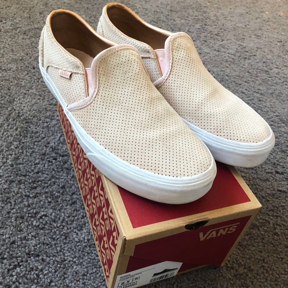 Vans slip ons
